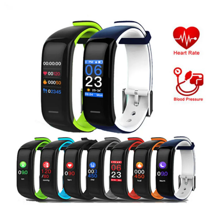 Smart bracelet heart rate and blood pressure measurement waterproof sports tracking sleep monitoring alarm clock watch
Smart bracelet heart rate and blood pressure measurement waterproof sports tracking sleep monitoring alarm clock watch