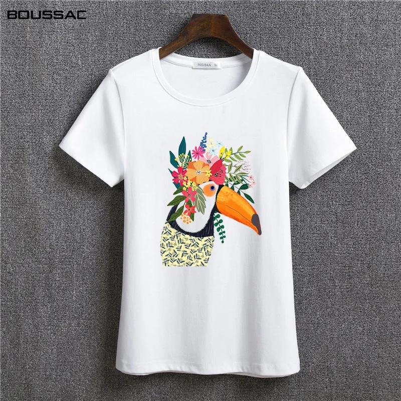 2019 Fashion Girl T-shirt Female Cute Kawaii Shirt Women Animal Wearing Flower Crowns Printed Cotton White T Shirt Summer Tops
2019 Fashion Girl T-shirt Female Cute Kawaii Shirt Women Animal Wearing Flower Crowns Printed Cotton White T Shirt Summer Tops