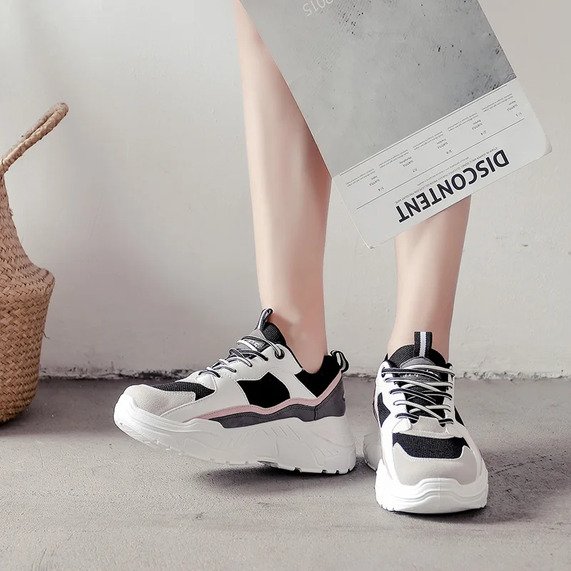 Bomlight Women Sneakers Fashion Casual Shoes Woman Comfortable Breathable Mesh Flats Female Platform Sneakers Chaussure Femme
Bomlight Women Sneakers Fashion Casual Shoes Woman Comfortable Breathable Mesh Flats Female Platform Sneakers Chaussure Femme