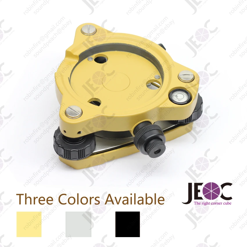 Tribrach with optical plummet, Topcon Style, yellow black and grey
Tribrach with optical plummet, Topcon Style, yellow black and grey