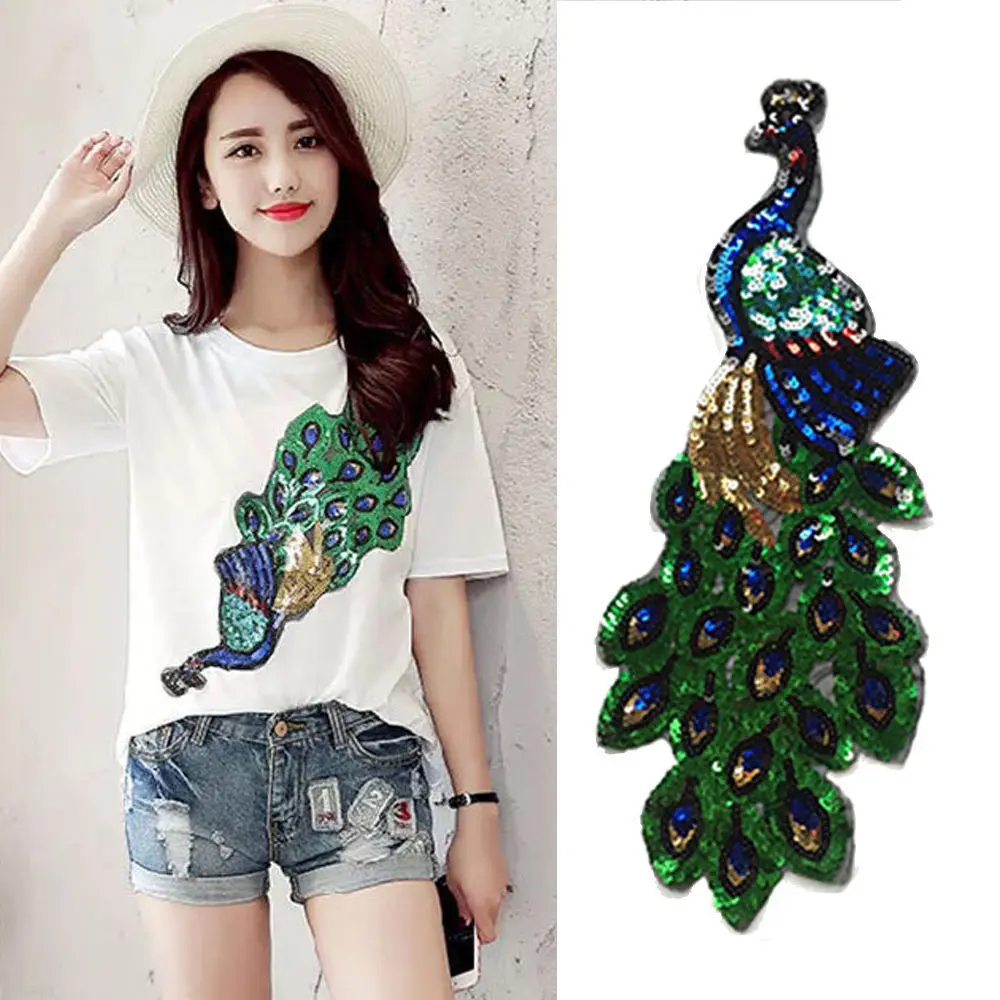 1pcs Colorful Sequin Peacock Embroidery Fabric Large Applique Patch African Lace Iron On Dress Cloth Decorate Accessory Diy
1pcs Colorful Sequin Peacock Embroidery Fabric Large Applique Patch African Lace Iron On Dress Cloth Decorate Accessory Diy
