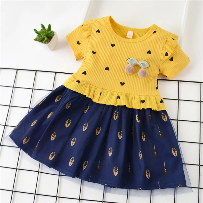 Toddler Baby Girl Ruched Ruffles Patchwork Love Cherry Cute Party Princess Dresses Lovely Baby Gown Casual Dresses vestido 30H
Toddler Baby Girl Ruched Ruffles Patchwork Love Cherry Cute Party Princess Dresses Lovely Baby Gown Casual Dresses vestido 30H
