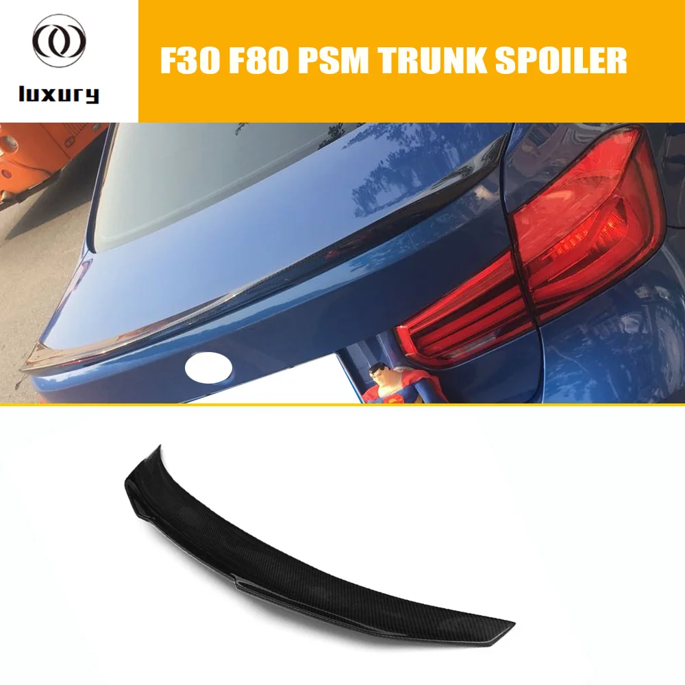 F80 F30 Carbon Fiber PSM Style Rear Boot Lip Wing Spoiler for BMW F80 M3 & F30 3 Series Sedan 320 328 2012 - 2019
F80 F30 Carbon Fiber PSM Style Rear Boot Lip Wing Spoiler for BMW F80 M3 & F30 3 Series Sedan 320 328 2012 - 2019