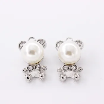 NCRHGL New Three Colors Small Bear Pearl Crystal Diamonds Charm For Making Bracelet Jewelry Findings Accessories 25x14.7mm 10pcs
NCRHGL New Three Colors Small Bear Pearl Crystal Diamonds Charm For Making Bracelet Jewelry Findings Accessories 25x14.7mm 10pcs