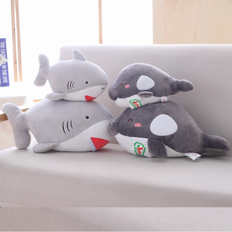 1PC 25/40cm New Style Gray Shark Plush Toys Small Fish Cloth Doll Whale Stuffed Plush Animals Doll Children Birthday Gift
1PC 25/40cm New Style Gray Shark Plush Toys Small Fish Cloth Doll Whale Stuffed Plush Animals Doll Children Birthday Gift