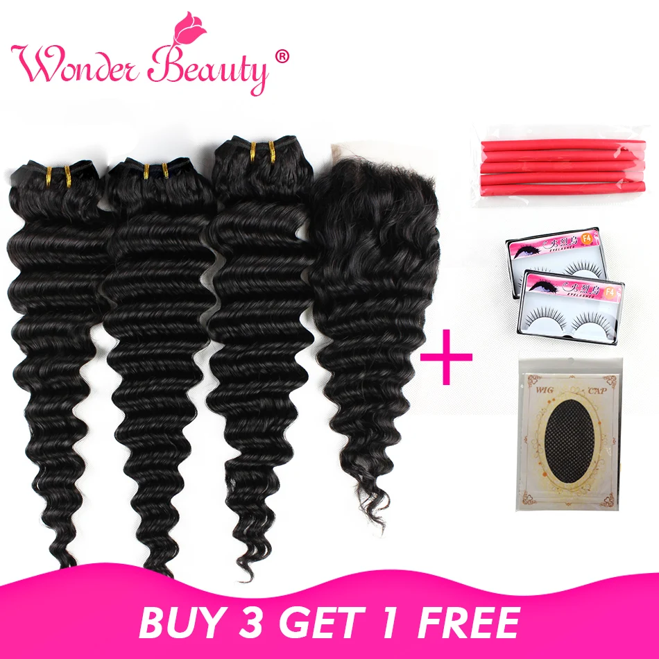 Deep Wave Bundles With Closure Brazilian Hair Weave Bundles Wonder Beauty Hair Remy Human Hair 3 Bundles With Closure
Deep Wave Bundles With Closure Brazilian Hair Weave Bundles Wonder Beauty Hair Remy Human Hair 3 Bundles With Closure