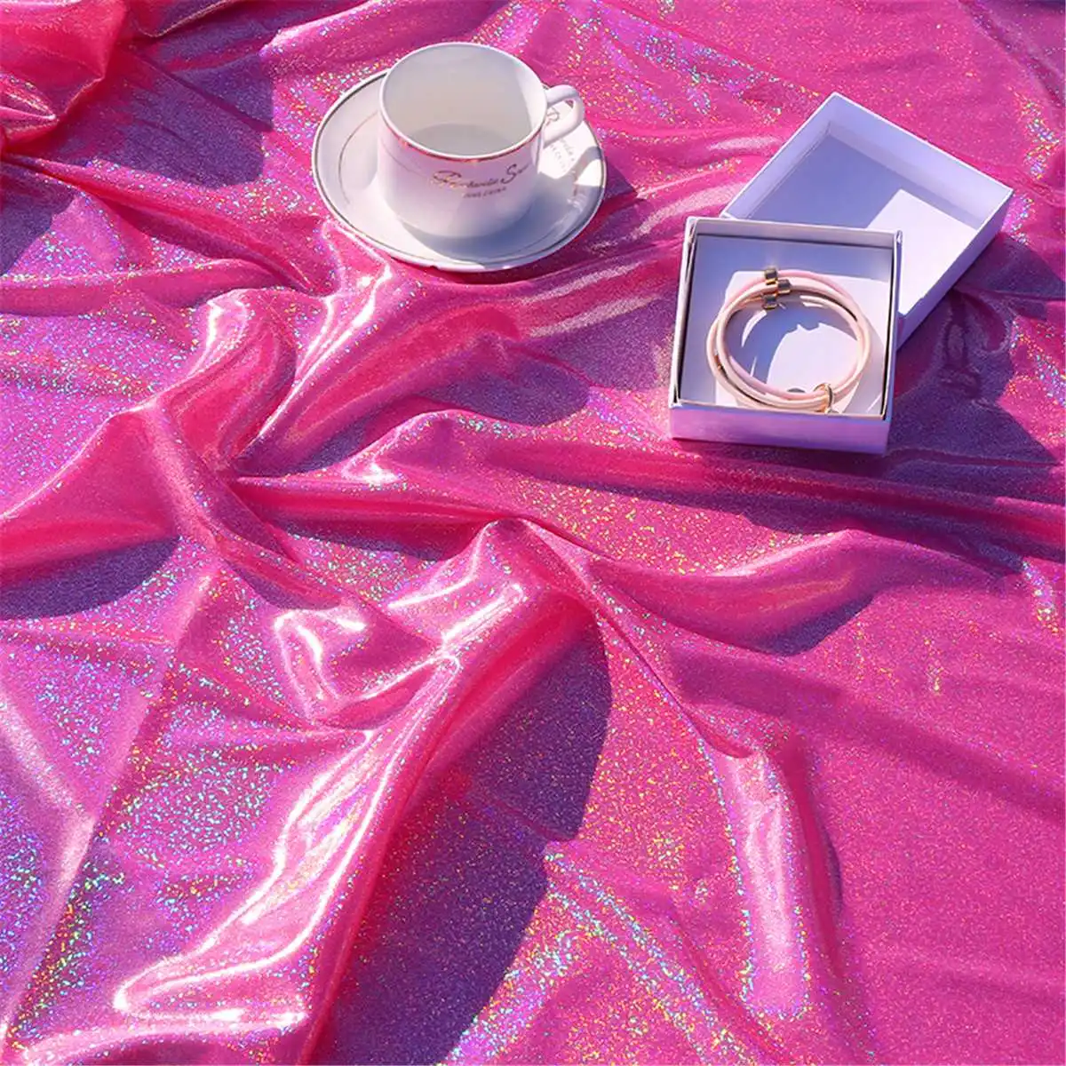 10 Colors Laser Fabrics Iridescent Table Cloth Stretch Knit Colorful Shiny Runner Photo Props Wedding Decorations Party Supplies
10 Colors Laser Fabrics Iridescent Table Cloth Stretch Knit Colorful Shiny Runner Photo Props Wedding Decorations Party Supplies
