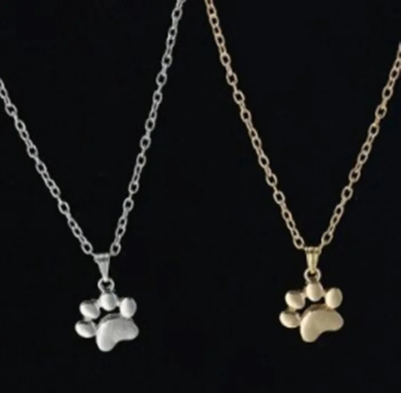 2018 Hot Fashion Cute Pets Dogs Footprints Paw Chain Pendant Necklace Necklaces & Pendants Jewelry for Women Sweater necklace
2018 Hot Fashion Cute Pets Dogs Footprints Paw Chain Pendant Necklace Necklaces & Pendants Jewelry for Women Sweater necklace