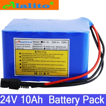 Alalito High Capacity 6S5P 24V 10Ah 18650 Battery Pack Lithium Ion Battery 25.2V 10000mAh Bicycle Moped Power Tools Battery 
Alalito High Capacity 6S5P 24V 10Ah 18650 Battery Pack Lithium Ion Battery 25.2V 10000mAh Bicycle Moped Power Tools Battery