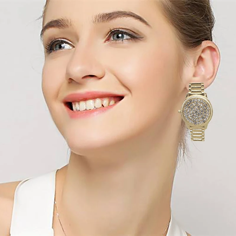 Fashion Crystal Watch Stud Earrings For Women Luxury Rhinstone Statement Earrings Wedding Party Jewelry Gift UKMOC
Fashion Crystal Watch Stud Earrings For Women Luxury Rhinstone Statement Earrings Wedding Party Jewelry Gift UKMOC