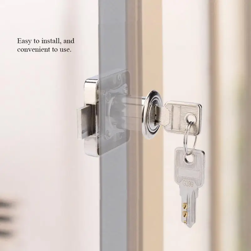 Zinc Alloy Display Cabinet Locks Reusable Furniture Lock for Cabinet Drawer Household Lock Office Lockers cerradura puerta
Zinc Alloy Display Cabinet Locks Reusable Furniture Lock for Cabinet Drawer Household Lock Office Lockers cerradura puerta