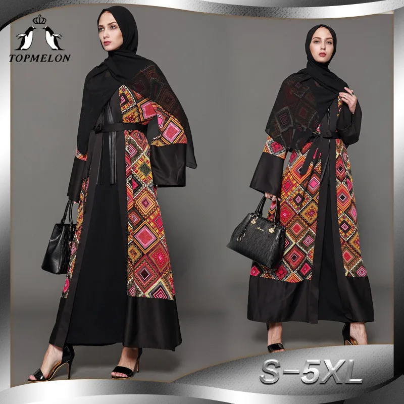 TOPMELON Luxury Abaya Dubai Plaids Pattern Kaftan Robes for Women Bangladesh Turkish Islamic Clothing
TOPMELON Luxury Abaya Dubai Plaids Pattern Kaftan Robes for Women Bangladesh Turkish Islamic Clothing