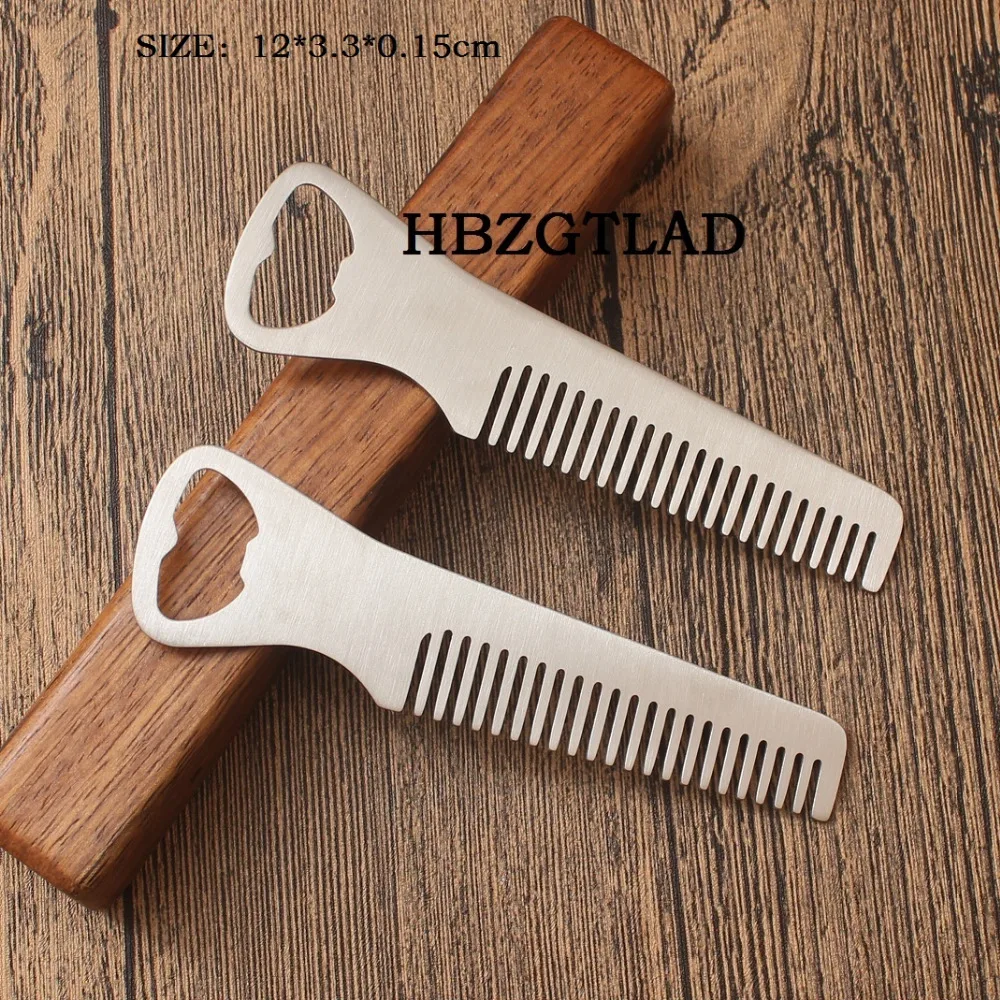 2017 New Arrival Stainless Steel Beard Combs Metal Anti-Static Opener Dual Use Hair Styling Tool & Creative Bottle Openers
2017 New Arrival Stainless Steel Beard Combs Metal Anti-Static Opener Dual Use Hair Styling Tool & Creative Bottle Openers