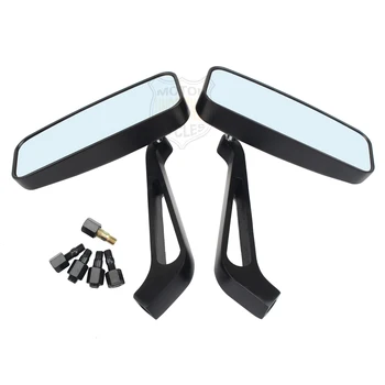 8mm 10mm Motorcycle Mirror Black Rectangle Rearview Mirrors For Harley Yamaha Honda Suzuki Kawasaki Universal retroviseur moto
8mm 10mm Motorcycle Mirror Black Rectangle Rearview Mirrors For Harley Yamaha Honda Suzuki Kawasaki Universal retroviseur moto