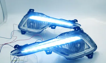 eOsuns led drl daytime running light for Hyundai Sonata 8th 2013-15 with Dynamic moving yellow turn signal and blue night light
eOsuns led drl daytime running light for Hyundai Sonata 8th 2013-15 with Dynamic moving yellow turn signal and blue night light