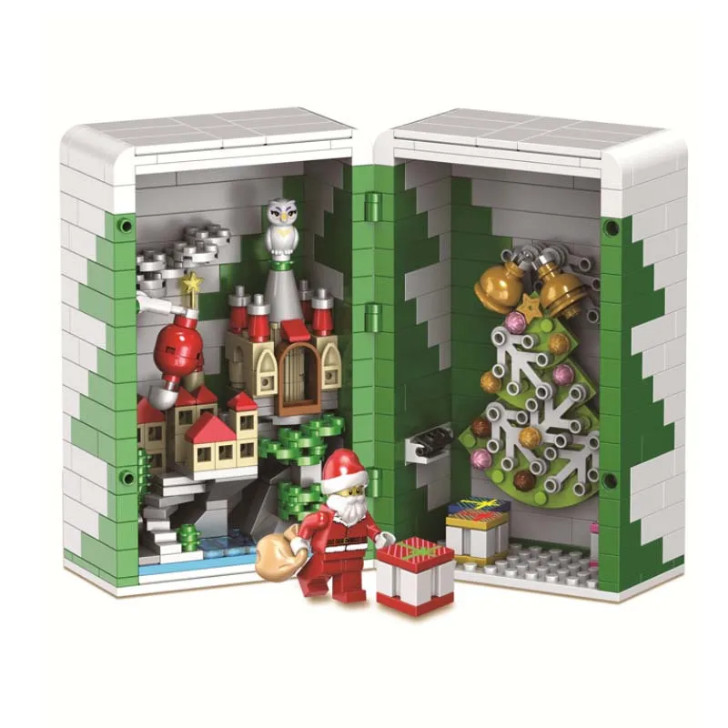 New City Christmas Gift Box Building Blocks Santa Christmas Tree Bell Bricks Toys Compatible With Legoings For Children
New City Christmas Gift Box Building Blocks Santa Christmas Tree Bell Bricks Toys Compatible With Legoings For Children