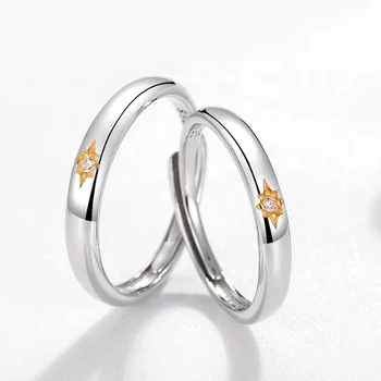 Hutang 2pcs Couple Ring S925 Sterling Silver CZ Lover's Wedding Engagement Band Ring for Women Men Finger Jewelry Valentine's
Hutang 2pcs Couple Ring S925 Sterling Silver CZ Lover's Wedding Engagement Band Ring for Women Men Finger Jewelry Valentine's