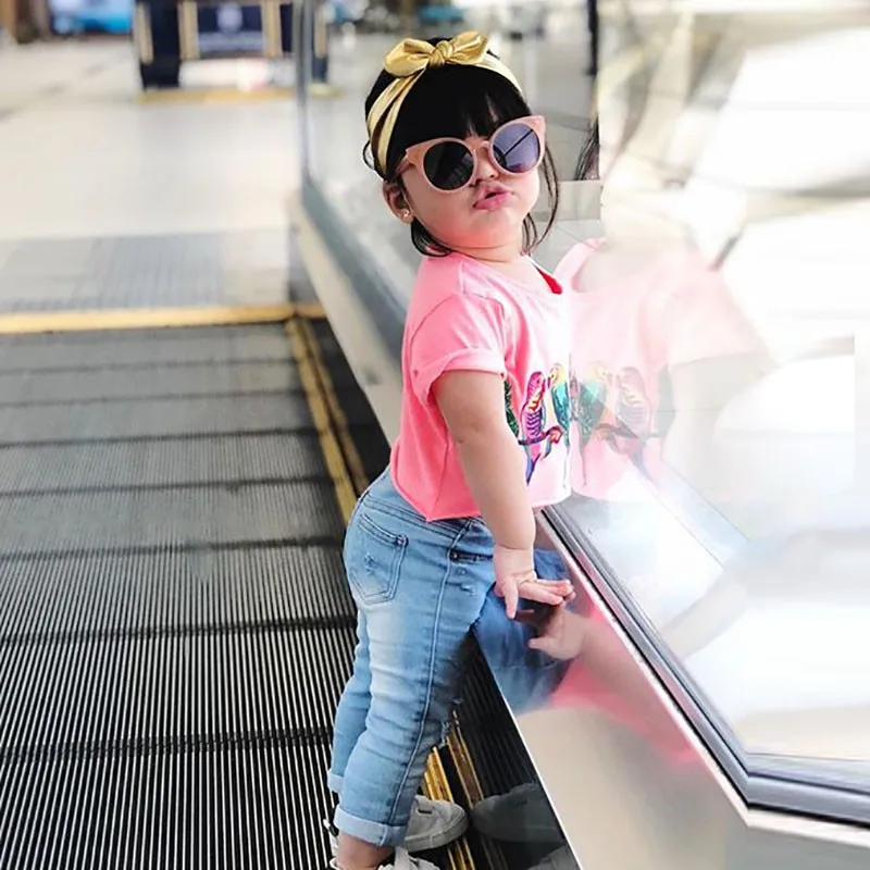 2pcs /set Summer Baby Girls Short Sleeve T-shirt Tops + Jeans Suits Casual Outfits Sets
2pcs /set Summer Baby Girls Short Sleeve T-shirt Tops + Jeans Suits Casual Outfits Sets