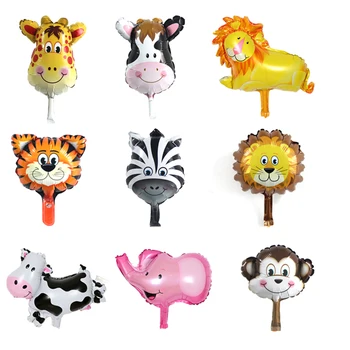 Mini animals head foil balloons 20pcs child Lovely balloon animal theme party supplies birthday party decorations kid toys ball
Mini animals head foil balloons 20pcs child Lovely balloon animal theme party supplies birthday party decorations kid toys ball