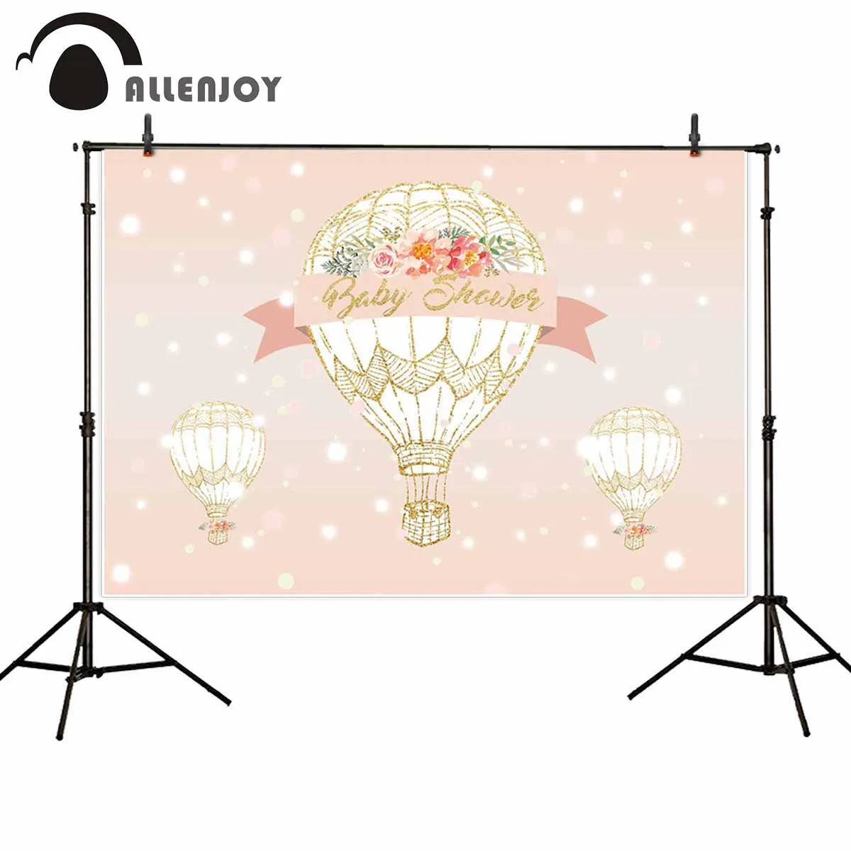 Allenjoy hot air balloon photography backdrop baby shower flower pink gold glitter background girl photo studio photocall custom
Allenjoy hot air balloon photography backdrop baby shower flower pink gold glitter background girl photo studio photocall custom