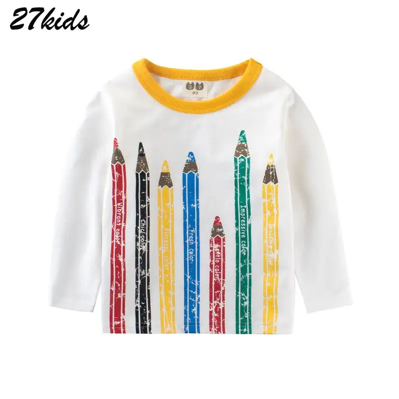 27kids 2-9Years Fashion Children Kids Long Sleeve T-Shirts Oil Painting Brush PatternBoys Girls Love T Shirt For Drawing Costume
27kids 2-9Years Fashion Children Kids Long Sleeve T-Shirts Oil Painting Brush PatternBoys Girls Love T Shirt For Drawing Costume