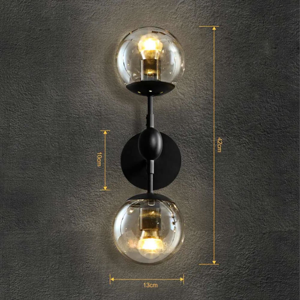 Nordic American retro living room ceiling hanging wall lamp bed loft black iron modern wall light
Nordic American retro living room ceiling hanging wall lamp bed loft black iron modern wall light