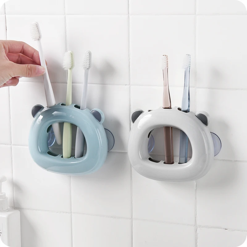 New Toothbrush Holder Creative Cartoon Bear PP Bathroom Sundries Razor Organizer Suction Cup Rack Suction Wall Toothbrush Holder
New Toothbrush Holder Creative Cartoon Bear PP Bathroom Sundries Razor Organizer Suction Cup Rack Suction Wall Toothbrush Holder