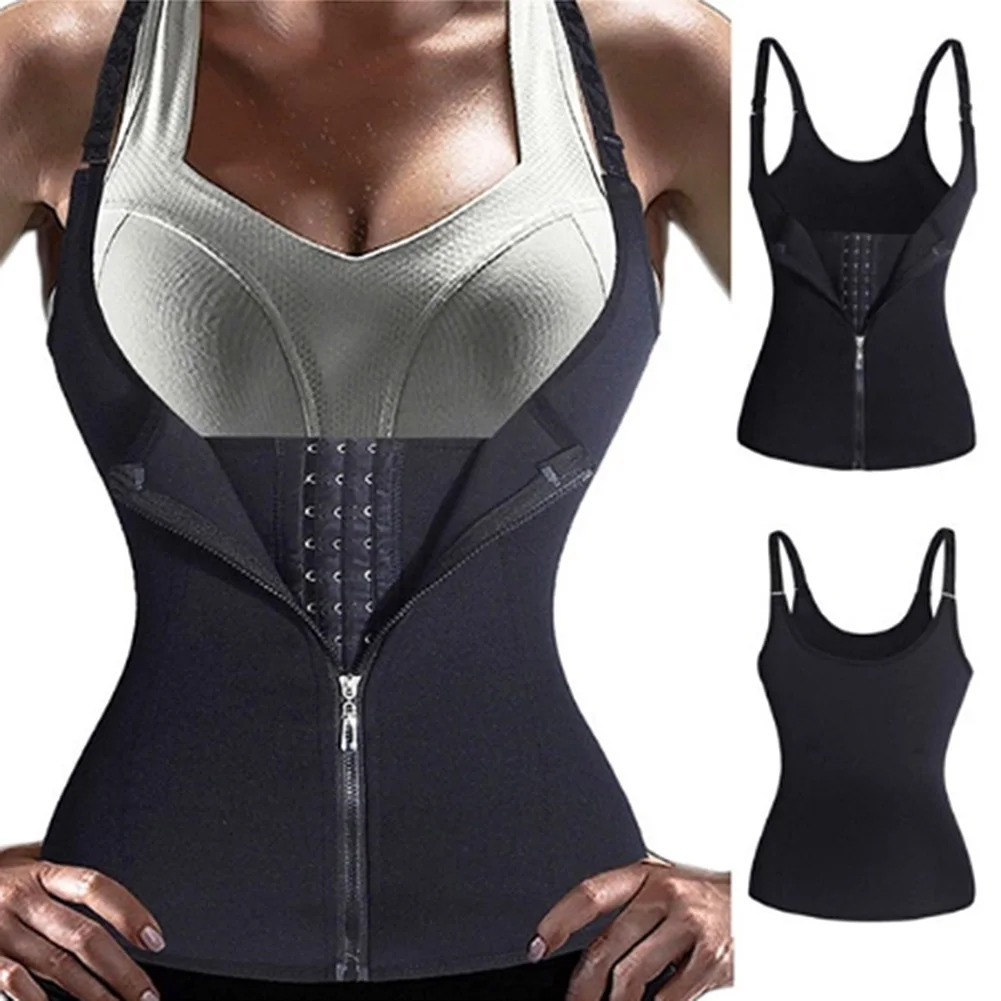 Women Neoprene Sauna Sweat Vest Waist Trainer Cincher Vest Women Shapers Slimming Zipper Waist Trainer Tummy Waist Shapers
Women Neoprene Sauna Sweat Vest Waist Trainer Cincher Vest Women Shapers Slimming Zipper Waist Trainer Tummy Waist Shapers