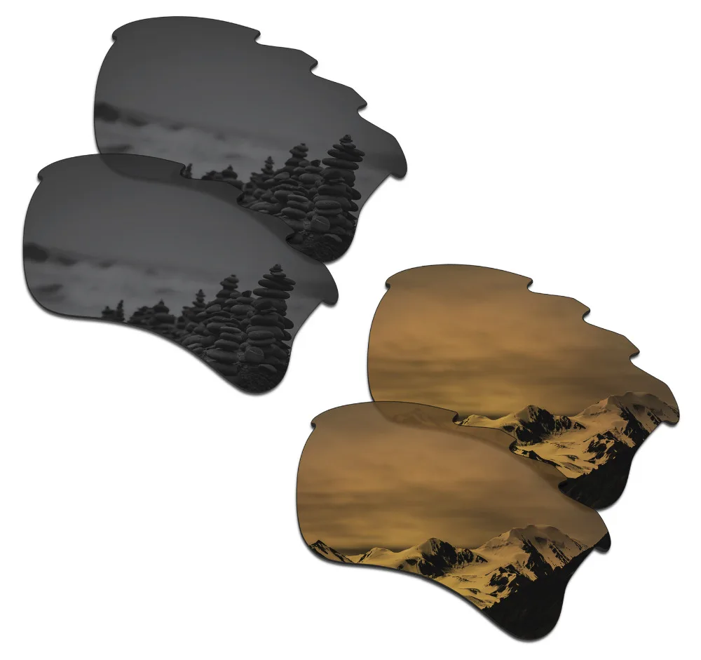 SmartVLT 2 Pairs Polarized Sunglasses Replacement Lenses for Oakley Flak 2.0 XL Vented Stealth Black and Bronze Gold
SmartVLT 2 Pairs Polarized Sunglasses Replacement Lenses for Oakley Flak 2.0 XL Vented Stealth Black and Bronze Gold
