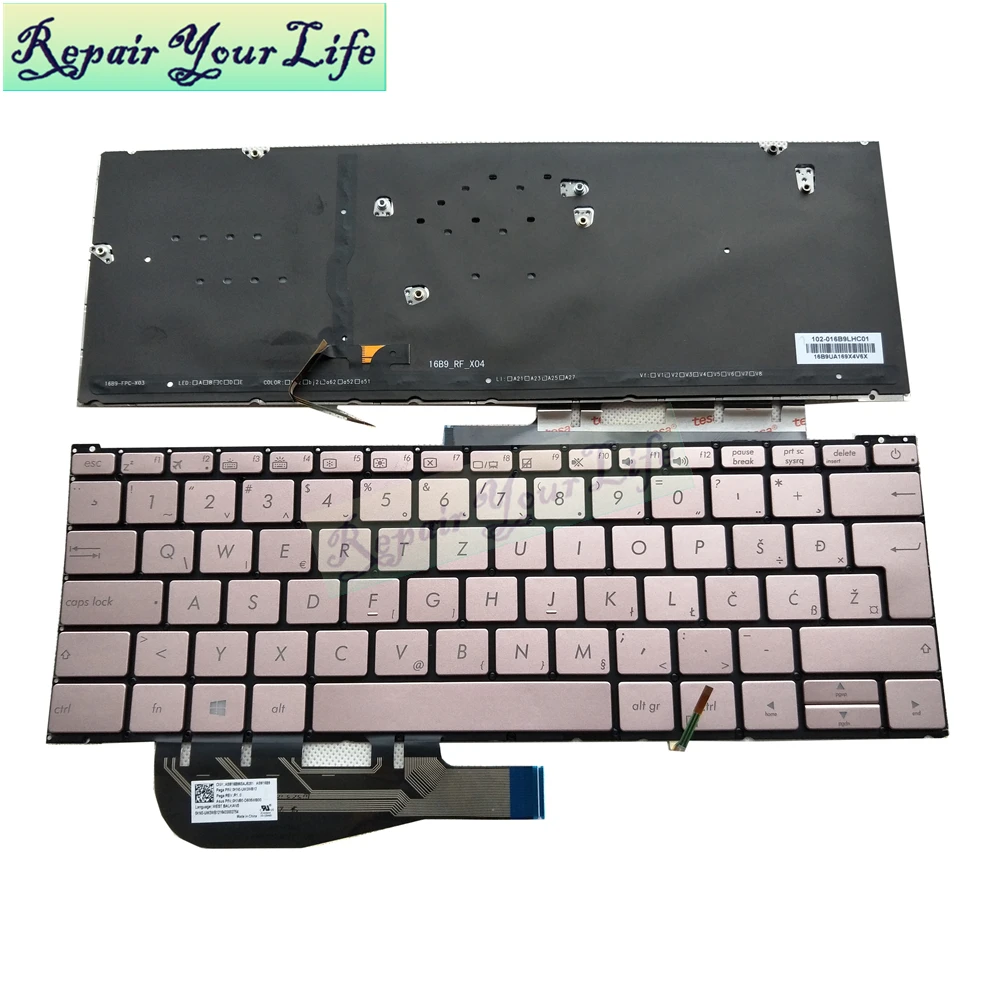 Repair You Life laptop keyboard for Asus ZenBook 3 UX390UA UX390 WB SV standard backlit keyboard new
Repair You Life laptop keyboard for Asus ZenBook 3 UX390UA UX390 WB SV standard backlit keyboard new