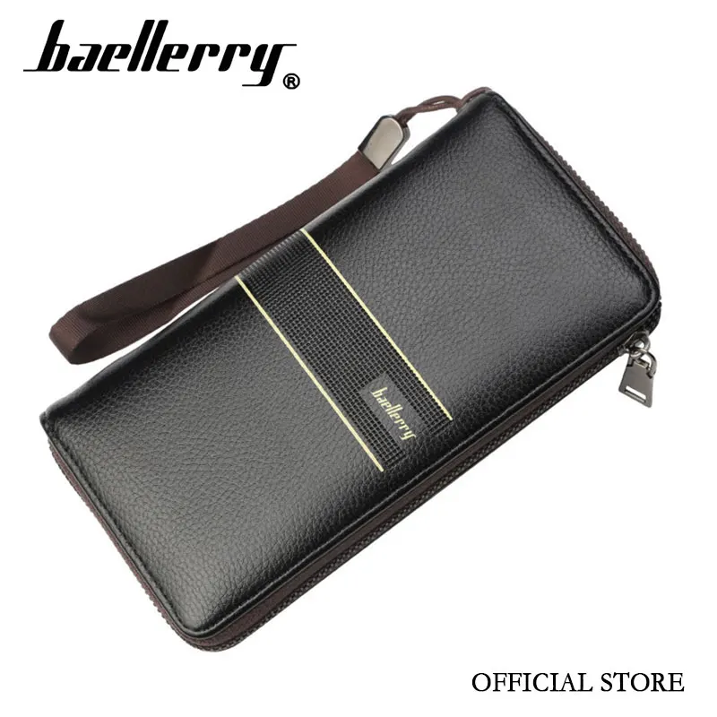 Baellerry lichee pattern long zipper mens wallet embossing flower wallet with strap
Baellerry lichee pattern long zipper mens wallet embossing flower wallet with strap