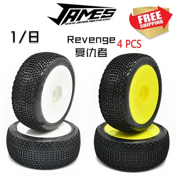 JAMES 1/8 nitro off road RC model car soft super Mud tire Revenge Defender M4 4 pcs
JAMES 1/8 nitro off road RC model car soft super Mud tire Revenge Defender M4 4 pcs