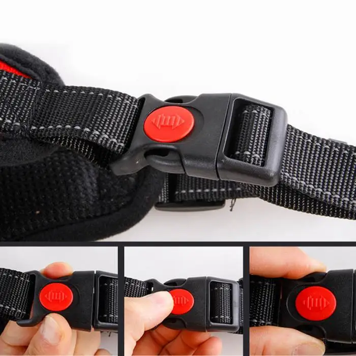 Lovely Comfortable Harness Vest Reflective Tape For Dog 3 Lovely Comfortable Harness Vest Reflective Tape For Dog 3