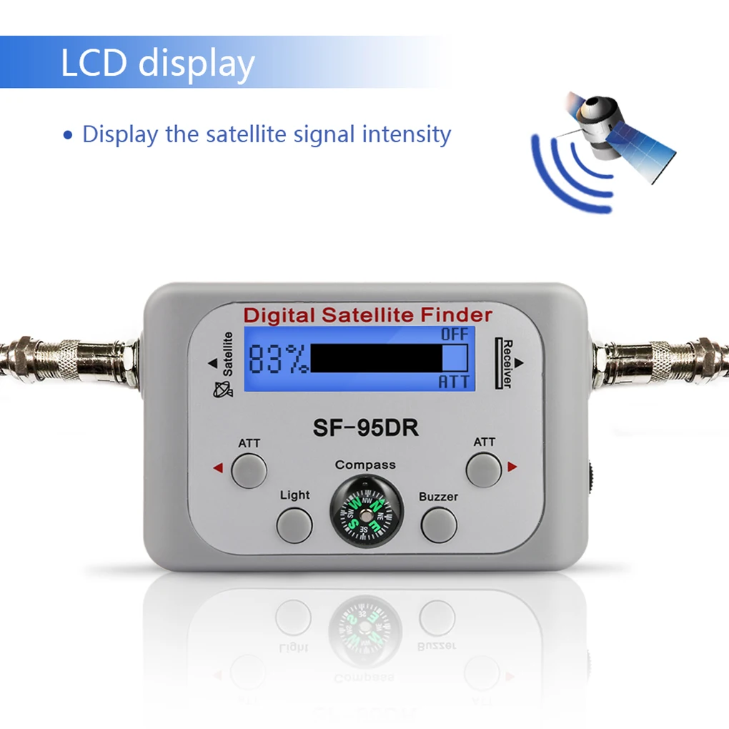 New Arrival TV Receiver Decoder Digital Satellite Finder Signal Meter for Directv Dish Network FTA Signal Pointer SF-95DR
New Arrival TV Receiver Decoder Digital Satellite Finder Signal Meter for Directv Dish Network FTA Signal Pointer SF-95DR