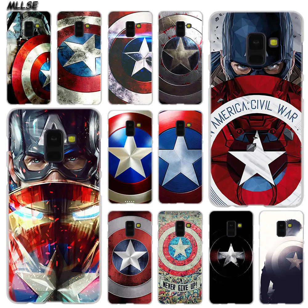 MLLSE Captain America Shield Fashion Case Cover for Samsung Galaxy A6 A8 Plus A9 A7 2018 A5 2016 2017 A6S A9Star Note9 8 5 4 Hot
MLLSE Captain America Shield Fashion Case Cover for Samsung Galaxy A6 A8 Plus A9 A7 2018 A5 2016 2017 A6S A9Star Note9 8 5 4 Hot