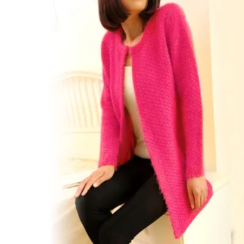 Sweaters Promotion! Spring New Fashion Long-sleeve Medium-long Brief Mohair Wool Cardigan Outerwear Sweater Women 11 Color M-XL
Sweaters Promotion! Spring New Fashion Long-sleeve Medium-long Brief Mohair Wool Cardigan Outerwear Sweater Women 11 Color M-XL