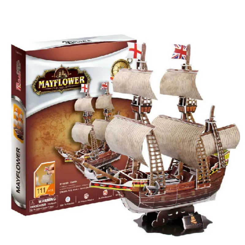 3D Puzzle Ship Model DIY Wood Model May Flower Sailing Model Toys for Children DIY Educational Toys
3D Puzzle Ship Model DIY Wood Model May Flower Sailing Model Toys for Children DIY Educational Toys