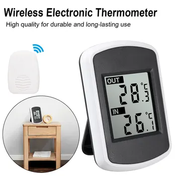 Wireless Hygrometer Weather Station Indoor Outdoor Temperature LCD Digital Thermometer Humidity Sensor Screen Temperature 
Wireless Hygrometer Weather Station Indoor Outdoor Temperature LCD Digital Thermometer Humidity Sensor Screen Temperature