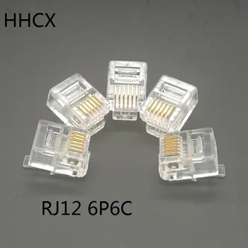 20 PCS/LOT Gold-plated RJ12 6Pin 6P6C engineering CNC Telephone crystal head Connector
20 PCS/LOT Gold-plated RJ12 6Pin 6P6C engineering CNC Telephone crystal head Connector