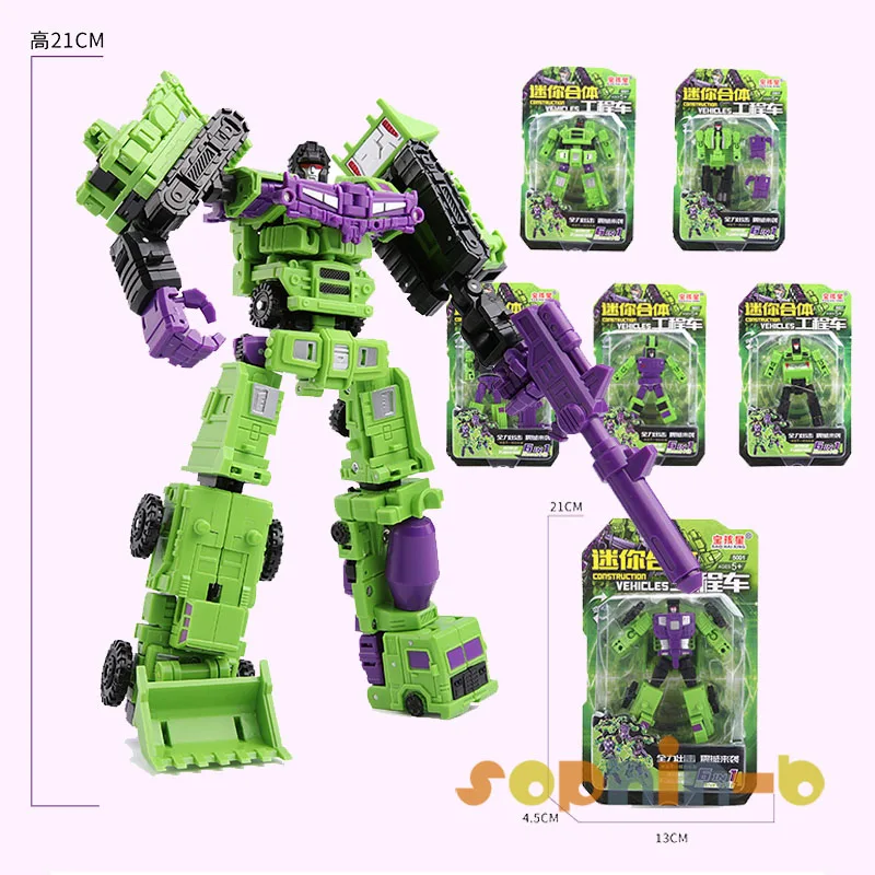 G1 Transformed Constructicon Devastator Set 6 in 1 100% Complete Figures Original Box
G1 Transformed Constructicon Devastator Set 6 in 1 100% Complete Figures Original Box