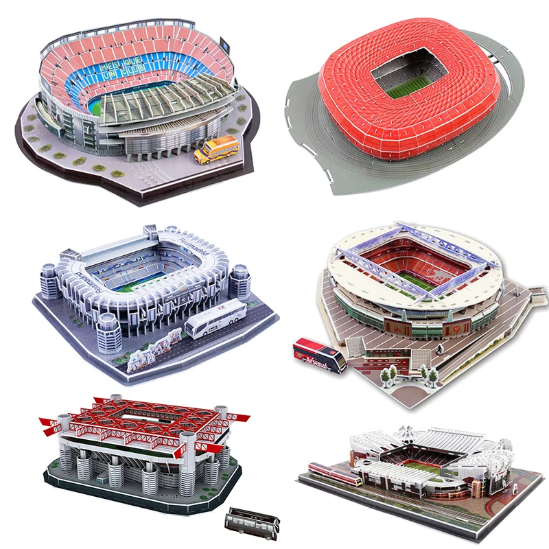 3D Three-Dimensional Puzzle Football Field Global Famous Football Field Children's Puzzle DIY Paper Assembled Spelling Inserted
3D Three-Dimensional Puzzle Football Field Global Famous Football Field Children's Puzzle DIY Paper Assembled Spelling Inserted