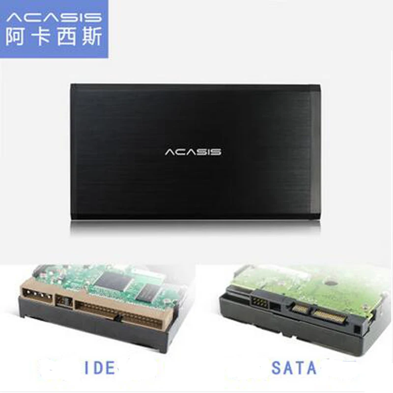 

ACASIS BA-06USI USB 2.0 SATA & IDE Interface 3.5 inch Universal HDD Enclosure aluminum alloy SSD Mobile hard disk Box Dual Using