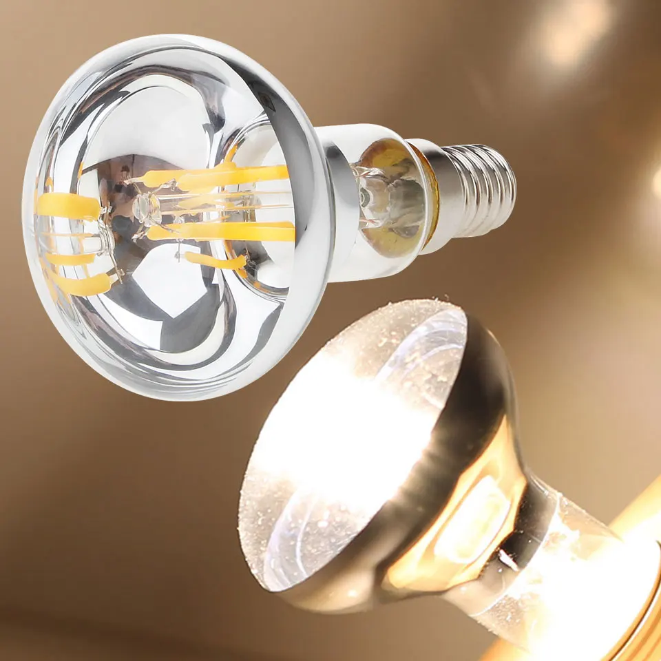 Vintage Retro R50 LED Spotlight Reflector Filament Light COB Bulb Lights Lamp 30W Equivalent Red Blue Green Warm Cool White
Vintage Retro R50 LED Spotlight Reflector Filament Light COB Bulb Lights Lamp 30W Equivalent Red Blue Green Warm Cool White