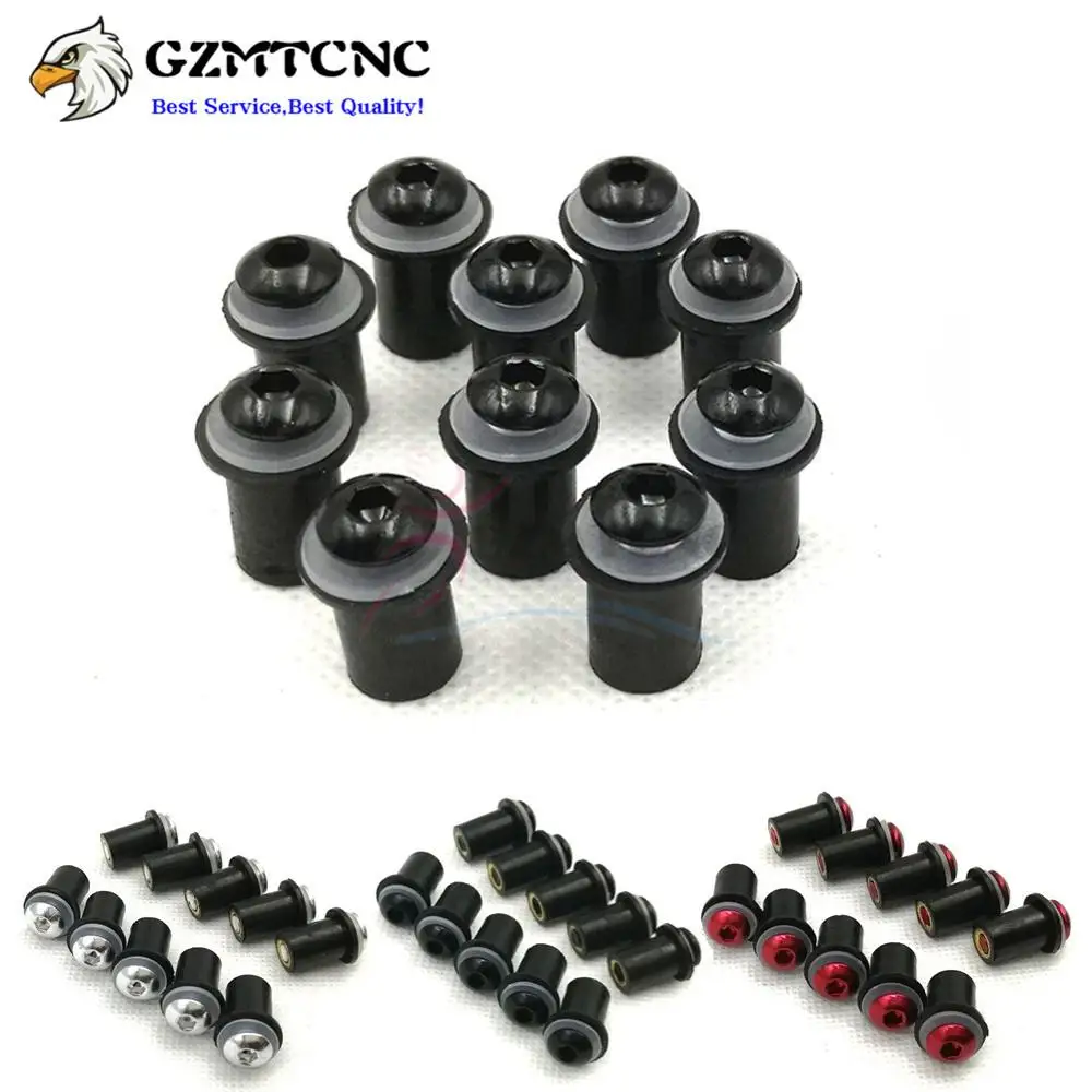10x Windshield Bolts M5 5mm Windscreen Mounting Screws Washer Nuts for Yamaha YZF R1 R6 R7 600R 750R 1000R FZ1 FZ6 FZ6R FJR1300
10x Windshield Bolts M5 5mm Windscreen Mounting Screws Washer Nuts for Yamaha YZF R1 R6 R7 600R 750R 1000R FZ1 FZ6 FZ6R FJR1300