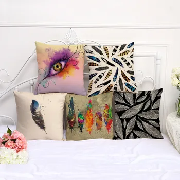 Decorative Pillow Case Bird Feather Eye Pillowcase 17.5 Inch Cotton Linen Chair Seat Throw Pillow Cover A1122
Decorative Pillow Case Bird Feather Eye Pillowcase 17.5 Inch Cotton Linen Chair Seat Throw Pillow Cover A1122