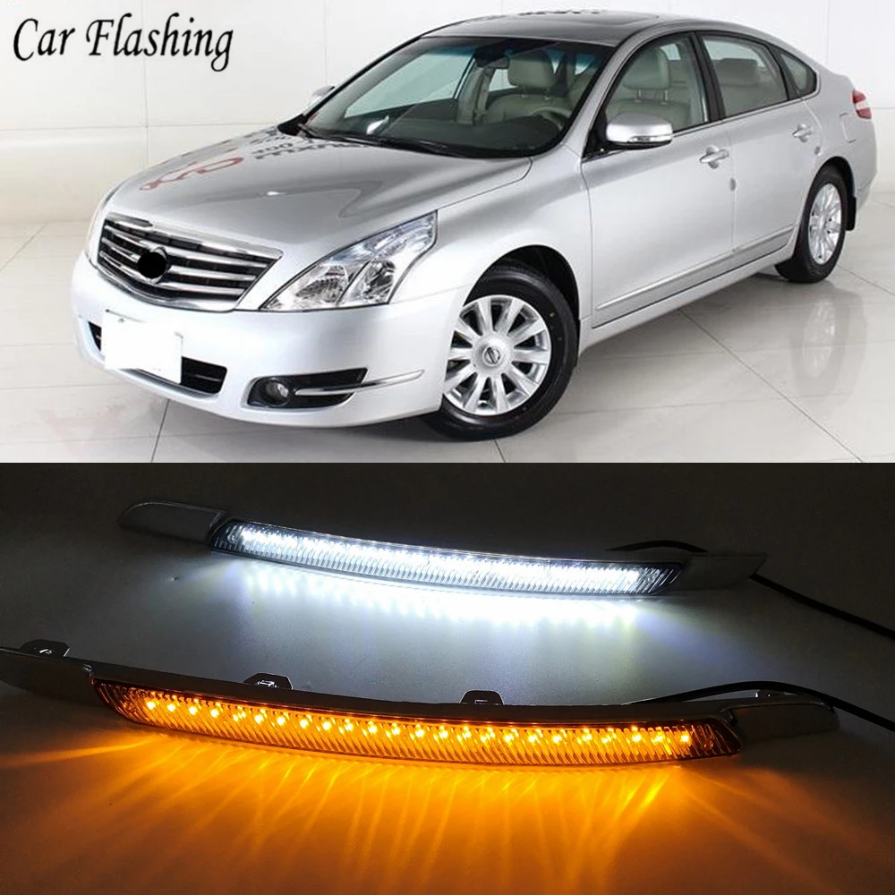Car flashing LED Daytime Running Light For Nissan Altima teana 2008 2009 2010 DRL with turn signal Daylight Waterproof Fog Lamp
Car flashing LED Daytime Running Light For Nissan Altima teana 2008 2009 2010 DRL with turn signal Daylight Waterproof Fog Lamp