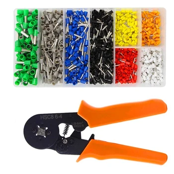 23AWG To 10AWG Self Adjusting Ratcheting Ferrule Crimper Plier Tool with 800pcs Connector Terminal New
23AWG To 10AWG Self Adjusting Ratcheting Ferrule Crimper Plier Tool with 800pcs Connector Terminal New