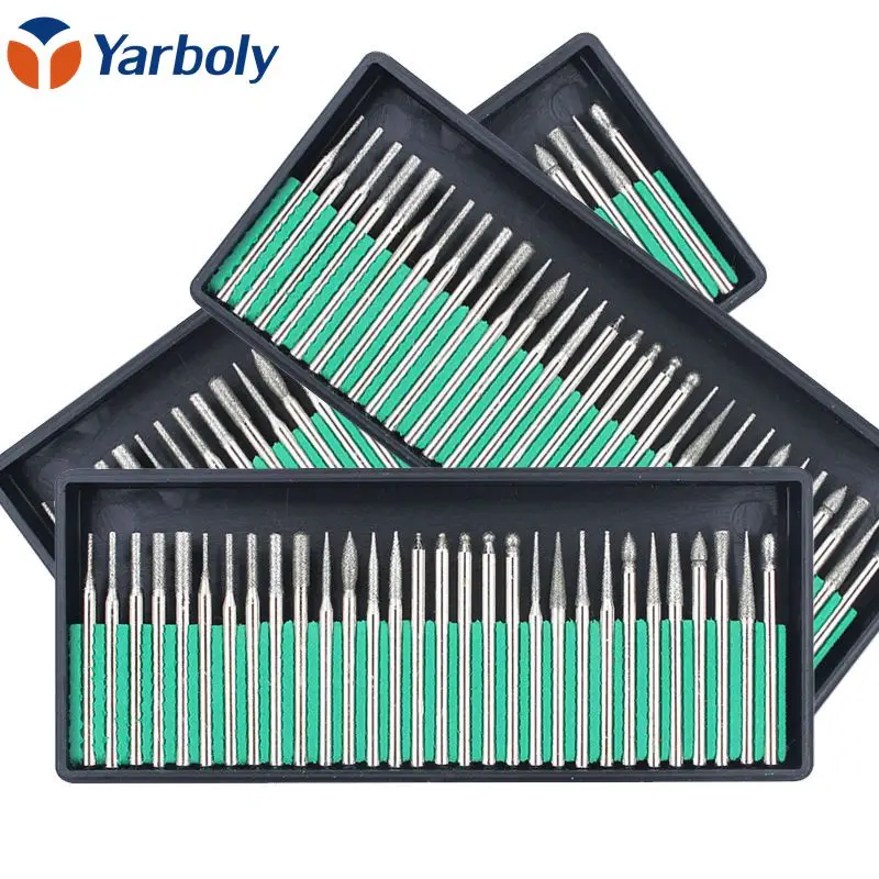 Electroplated Diamond Grinding Heads 30pcs 3mm Burrs Bur Bit Set for dremel tool accessories kit minitaladro Rotary Set
Electroplated Diamond Grinding Heads 30pcs 3mm Burrs Bur Bit Set for dremel tool accessories kit minitaladro Rotary Set