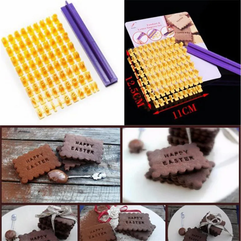 DIY Alphabet Plastic Biscuit Cake Mould Letter Impress Biscuit Cookie Mold Cutter Press Stamp Embosser Fondant tool
DIY Alphabet Plastic Biscuit Cake Mould Letter Impress Biscuit Cookie Mold Cutter Press Stamp Embosser Fondant tool