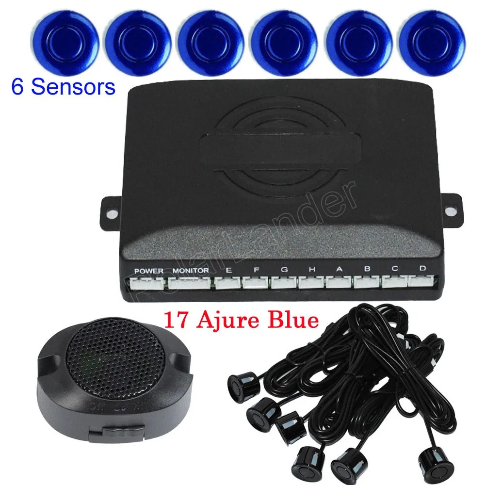 High Sensitive Car Parking Radar System Buzzer Alert 6 Ultrasonic Sensors Radar Reverse Guiding 44 colors for choice
High Sensitive Car Parking Radar System Buzzer Alert 6 Ultrasonic Sensors Radar Reverse Guiding 44 colors for choice